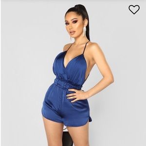 Satin romper